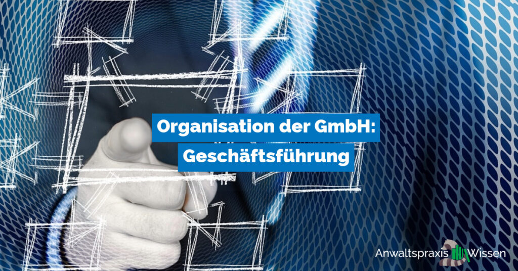 Organisation der GmbH: Geschäftsführung