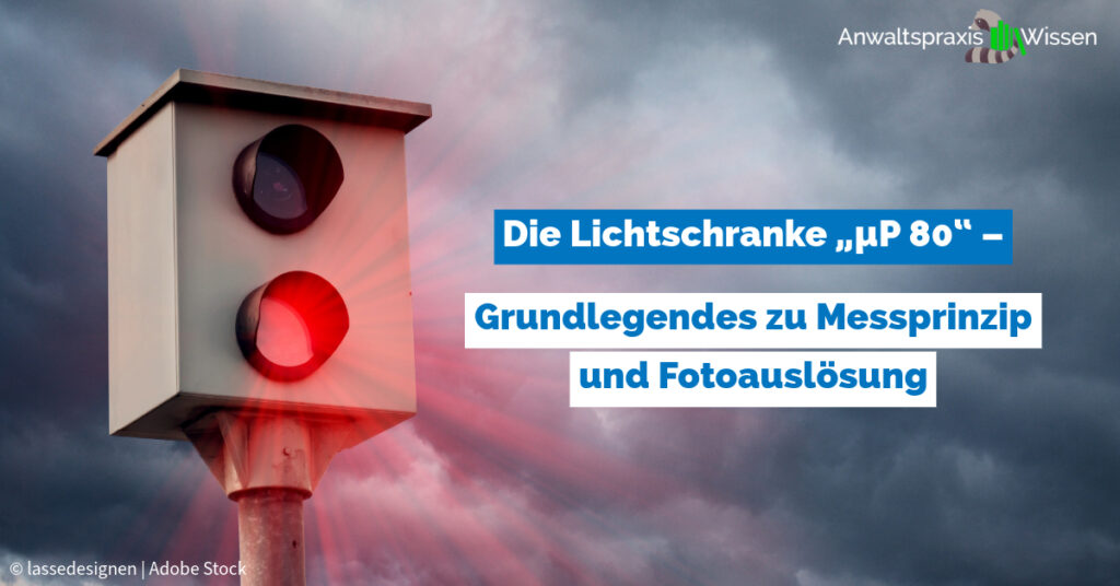 Die Lichtschranke „µP 80“ – Grundlegendes zu Messprinzip und Fotoauslösung