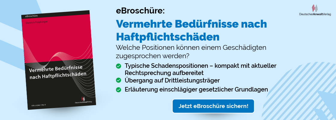 Vermehrte Bedürfnisse nach Haftpflichtschäden – eBroschüre (PDF)