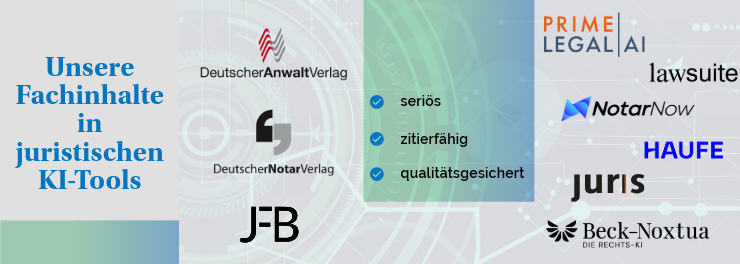 Juristisches Fachwissen in KI-Tools