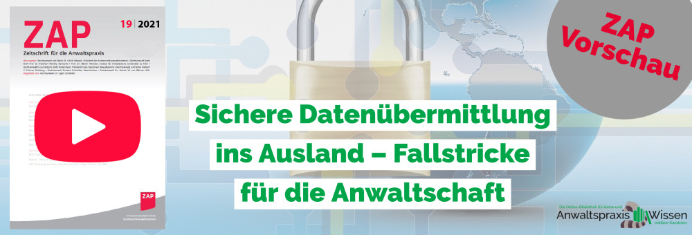 Sichere Datenübermittlung Ins Ausland – Fallstricke Für Die ...